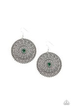 Load image into Gallery viewer, Paparazzi WHEEL and Grace - Green Earrings
