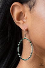 Load image into Gallery viewer, Paparazzi Dazzle On Demand - Green Earring

