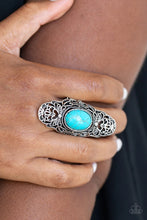 Load image into Gallery viewer, Paparazzi Ego Trippin - Blue Ring
