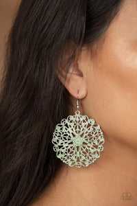 Paparazzi Ocean Paradise - Green Earring