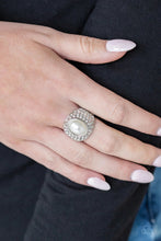 Load image into Gallery viewer, Paparazzi Glittering Go Getter - White Ring
