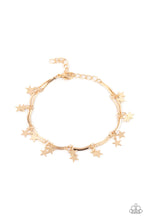 Load image into Gallery viewer, Paparazzi Party In The USA - Gold Bracelet
