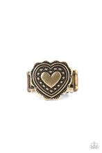 Load image into Gallery viewer, Paparazzi Southern Soulmate - Brass Ring
