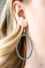 Load image into Gallery viewer, Paparazzi Dazzle On Demand - Blue Earrings
